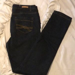 AQ Black Denim Skinny Jeans